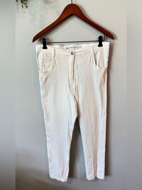 Gretchen Scott Designs Slim White Stretch Skinny Jeans Sz Xl